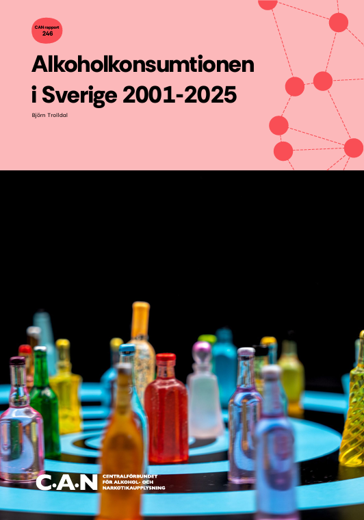 Rapportsläpp från CAN – Alkoholkonsumtionen i Sverige 2001–2025