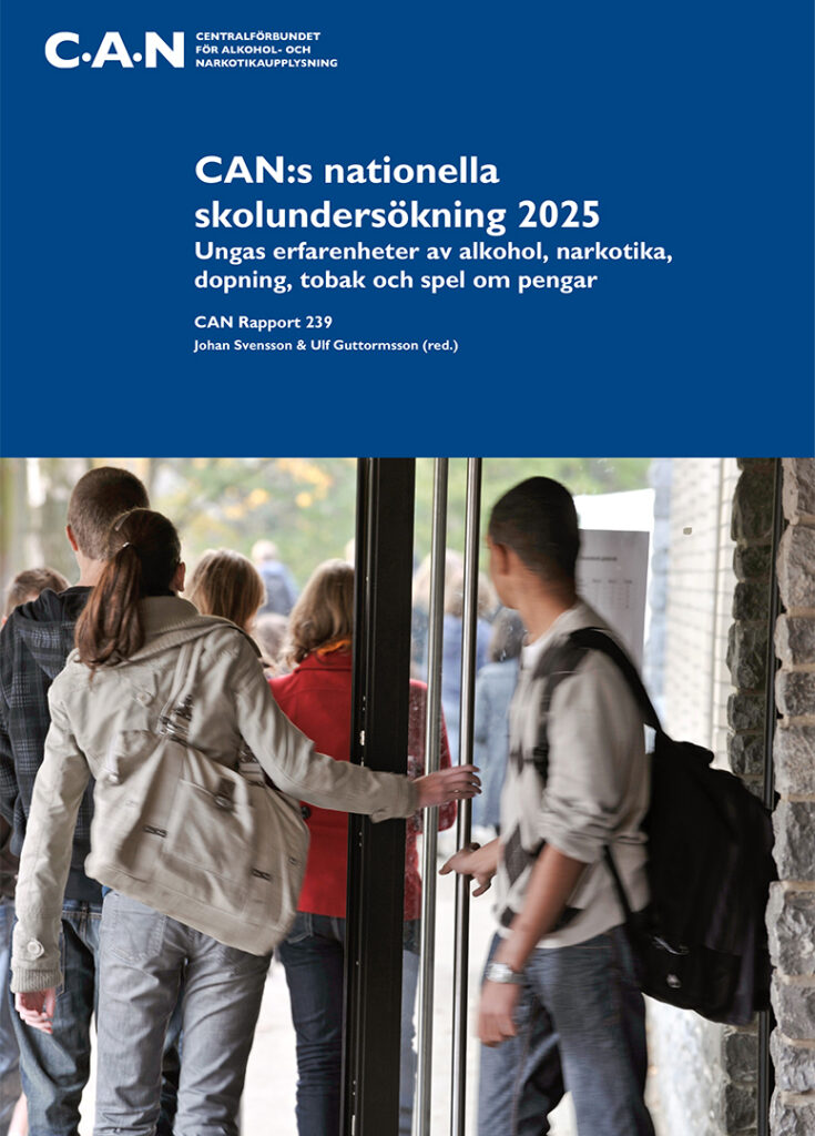 Narkotika minskar bland unga